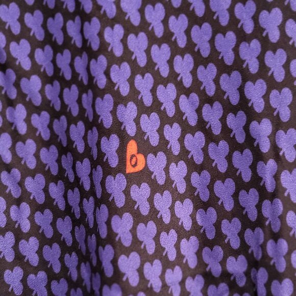 Ottod'Ame USA Size 6, Made in Italy 100% Viscose Blue/Black Skirt/or Dress - Picture 7 of 11